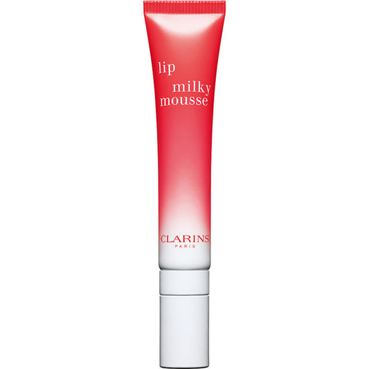 Clarins, Lip Milky Mousse, Satin Finish, Lip Balm, 01, Milky Strawberry, 10 ml
