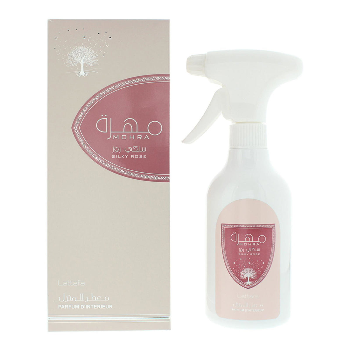 Lattafa, Mohra Silky Rose, Silky Rose, Room Spray, 450 ml