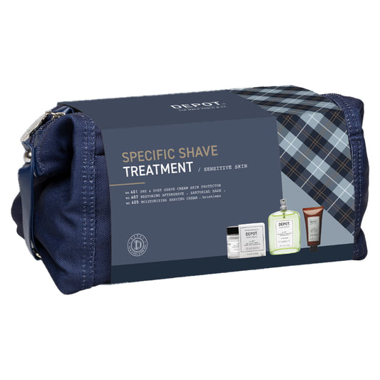 Set Depot: 400 Shave Specifics No. 401, Soothing, Pre & Post Shaving Cream, 75 ml + 400 Shave Specifics No. 407, Pro-Vitamin B5, Restoring & Refreshing, After-Shave Lotion, 100 ml + 400 Shave Specifics No. 405, Allantoin, Moisturizing, Shaving Cream, 30…