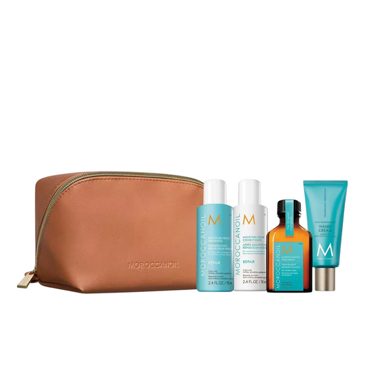 Set Moroccanoil: Repair, Paraben-Free, Hair Shampoo, For Moisturizing, 70 ml + Repair, Paraben-Free, Hair Conditioner, For Moisturizing, 70 ml + Hydration, Hair Oil Treatment, Hydrating, 25 ml + Fragrance Originale, Hyaluronic Acid, Nourishing, Hand…
