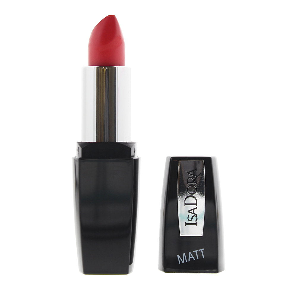 IsaDora, Perfect Matt, Lipstick, Cream Lipstick, 04, Hot Coral, 4.5 g