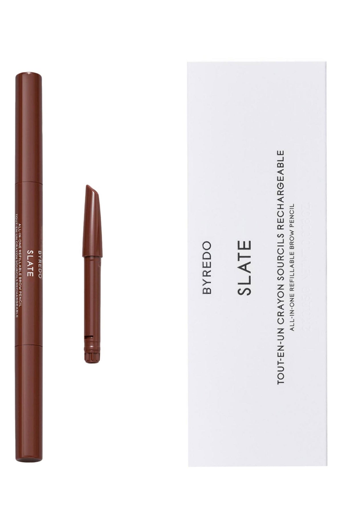 Byredo, All-In-One, Double-Ended, Eyebrow Cream Pencil & Brush 2-In-1, 05, Slate, 2.8 g