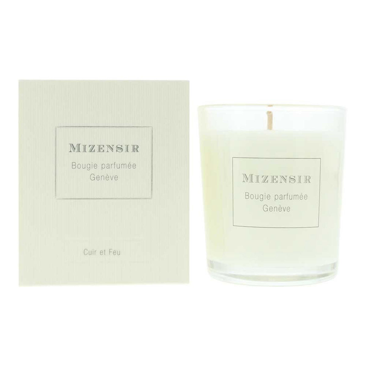 Mizensir, Cuir Et Feu, Woody, Scented Candle, 90 g