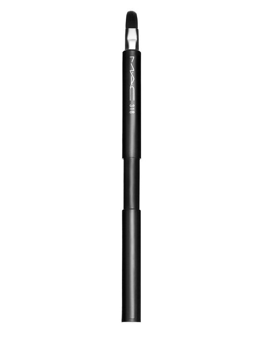 MAC, Synthetic Retractable Lip Brush 318, Lipstick Metal Case