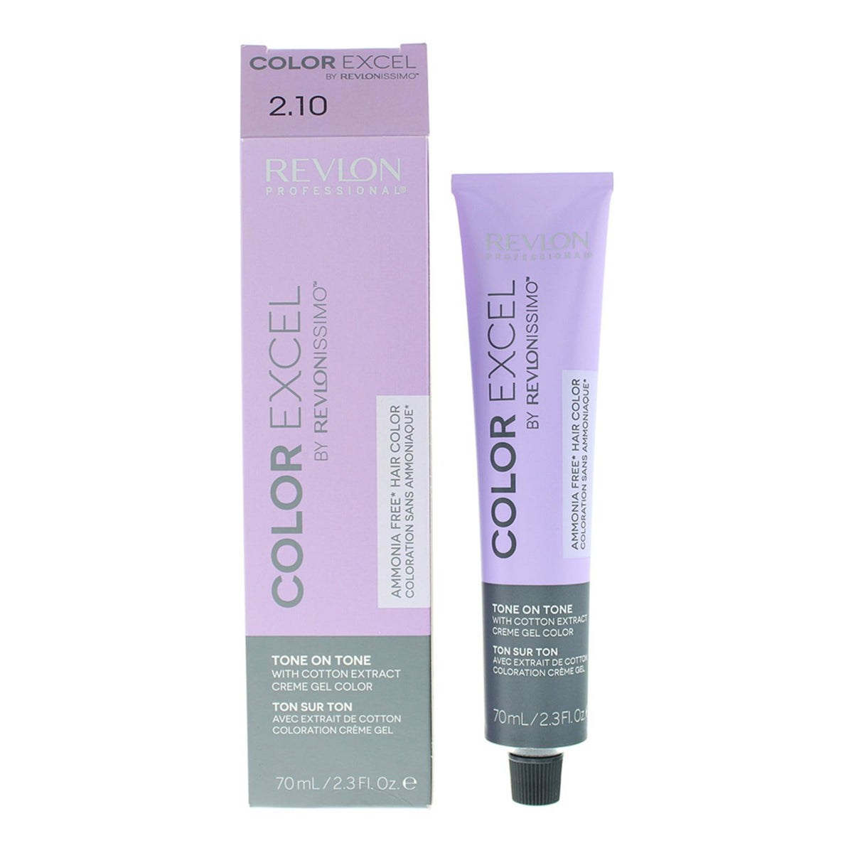 Revlon, Color Excel, Demi-Permanent Hair Dye, 2.10 Blue Black, 70 ml