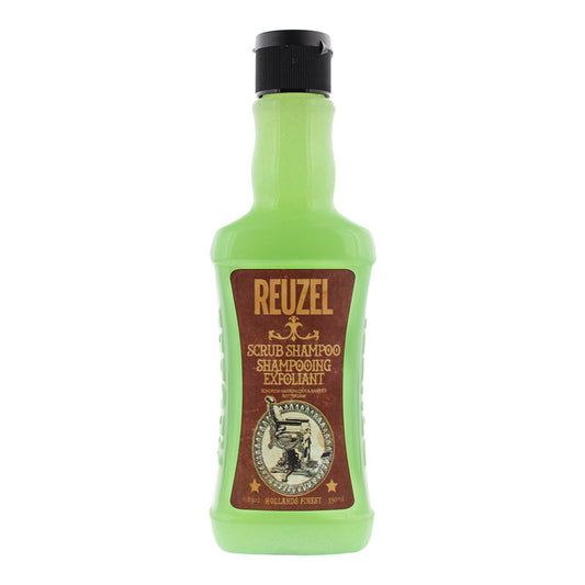 Reuzel, Scrub, Hair Treatment Shampoo, Deep Cleansing and Exfoliation, All Hair Types, 350 ml