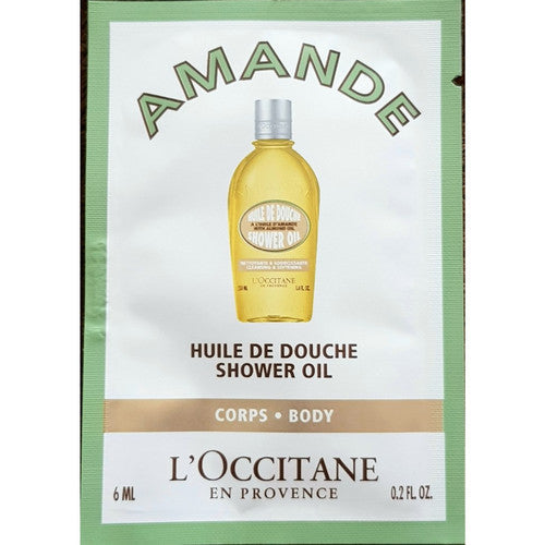 L'OCCITANE AMANDE HUILE DE DOUCHE SHOWER OIL 6ML 0.2 fl. oz.