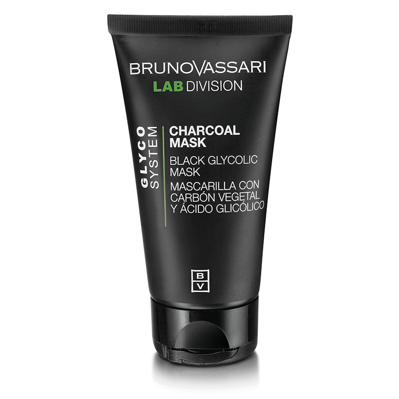 Bruno Vassari, Glyco System, Charcoal, Exfoliating, Cream Mask, For Face, 65 g *Tester
