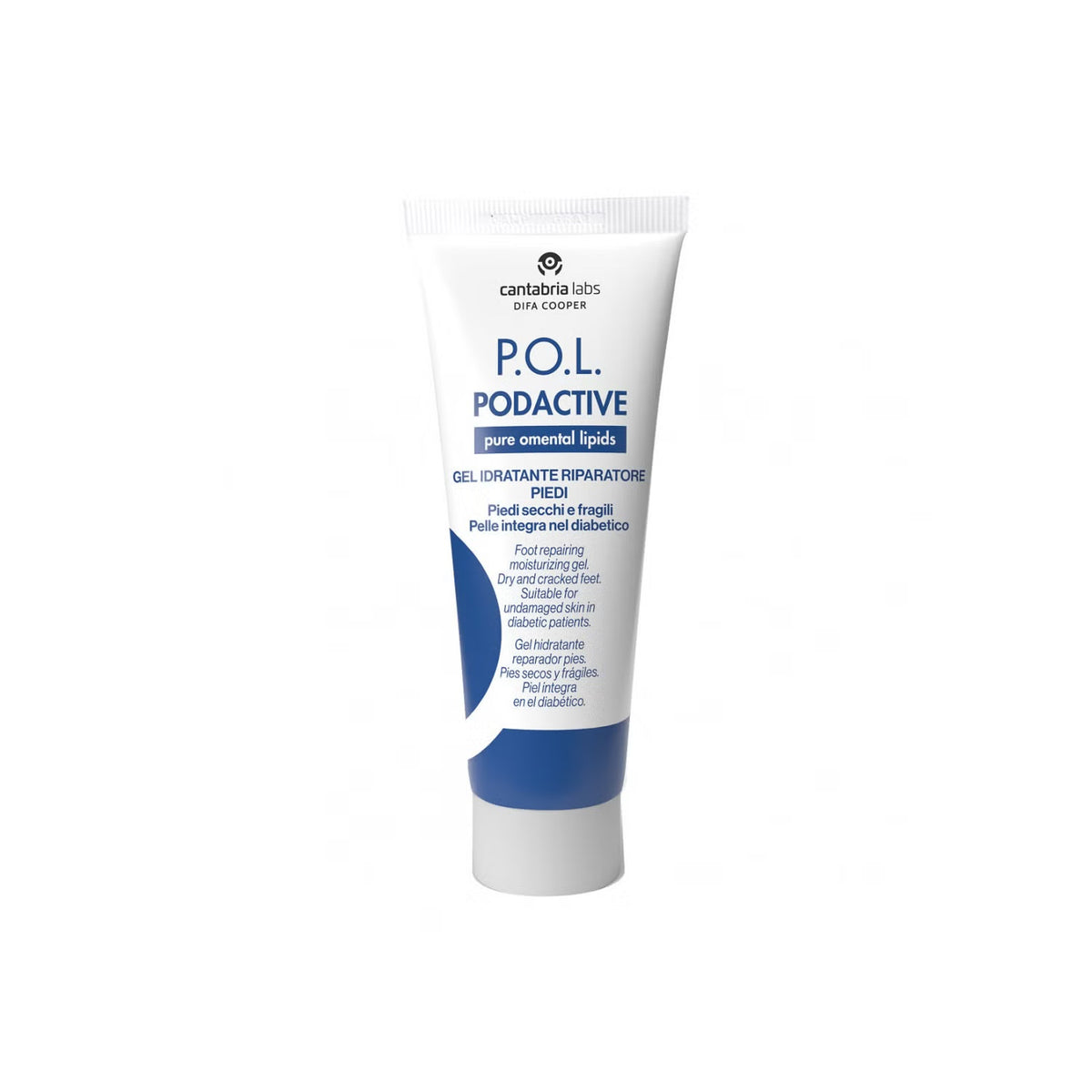 Cantabria Labs, P.o.l. Podactive, Reparative, Foot Cream, 75 ml