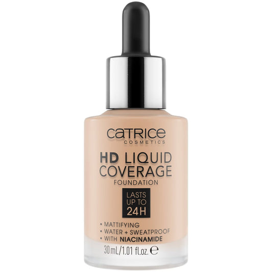 Catrice, HD, Vegan, Matte, Liquid Foundation, 036, Hazelnut, 30 ml