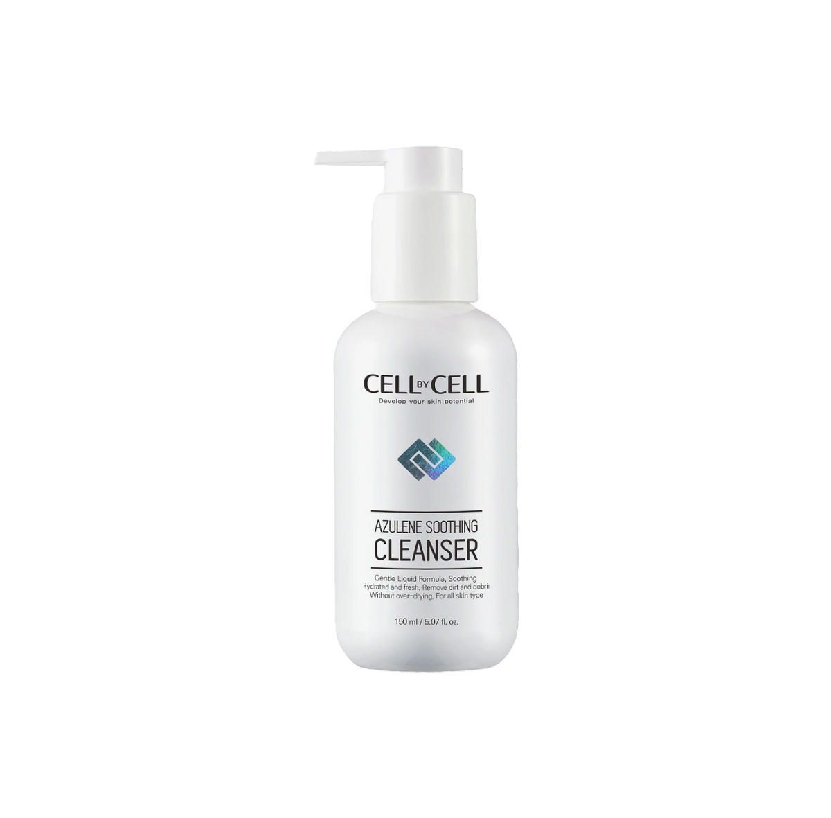 Cell By Cell, Azulene, Eliminates Impurities, Cleansing Foam, 150 ml