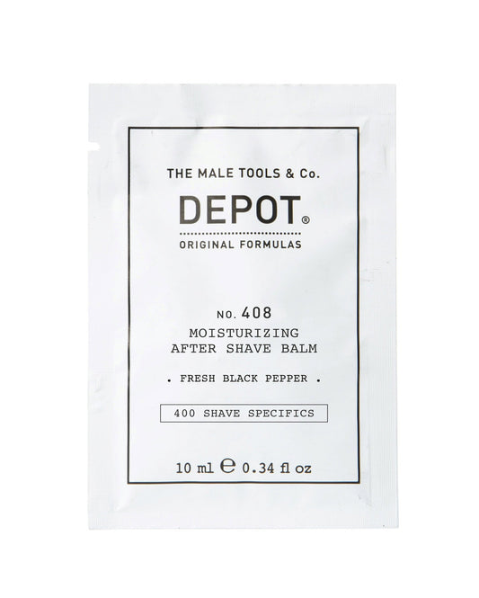 Depot, 400 Shave Specifics No. 408, Fresh Black Pepper, Moisturizing, After-Shave Balm, 10 ml