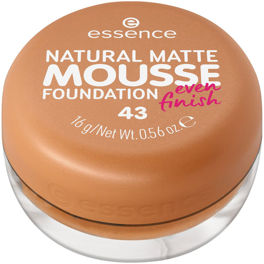 Essence, Matte Mousse, Cream Foundation, 43, 16 ml