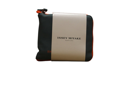 Issey Miyake, Issey Miyake, Zippered, GWP Textile Pouch, Dark Green