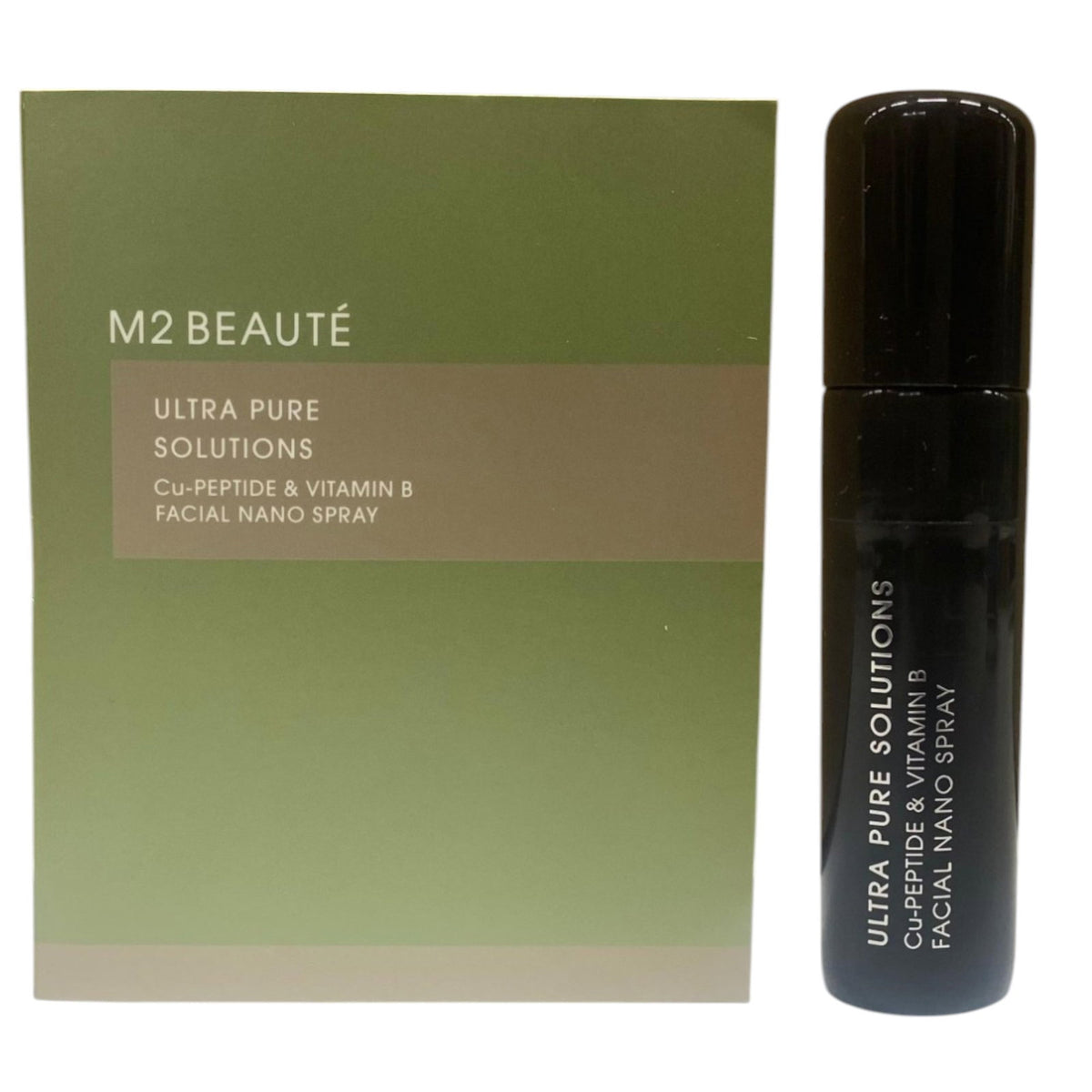 M2 Beaute, Ultra Pure Solutions, Peptide & Vitamin B, Energizing, Mist Spray, For Face, 5 ml *Miniature