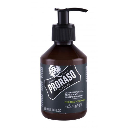 Proraso, Cypress & Vetyver, Beard Shampoo, Cleansing, 200 ml