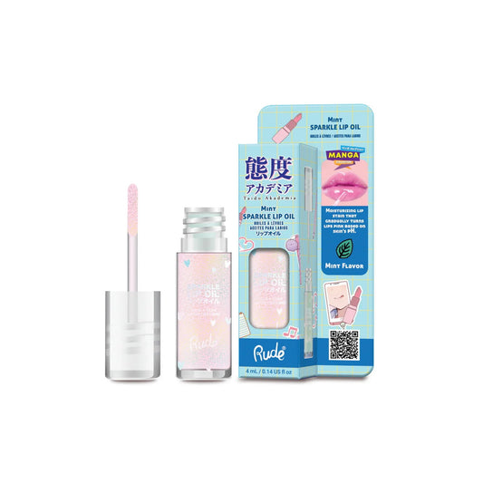 Rude Cosmetics, Mint Sparkle, Lip Oil, 4 ml