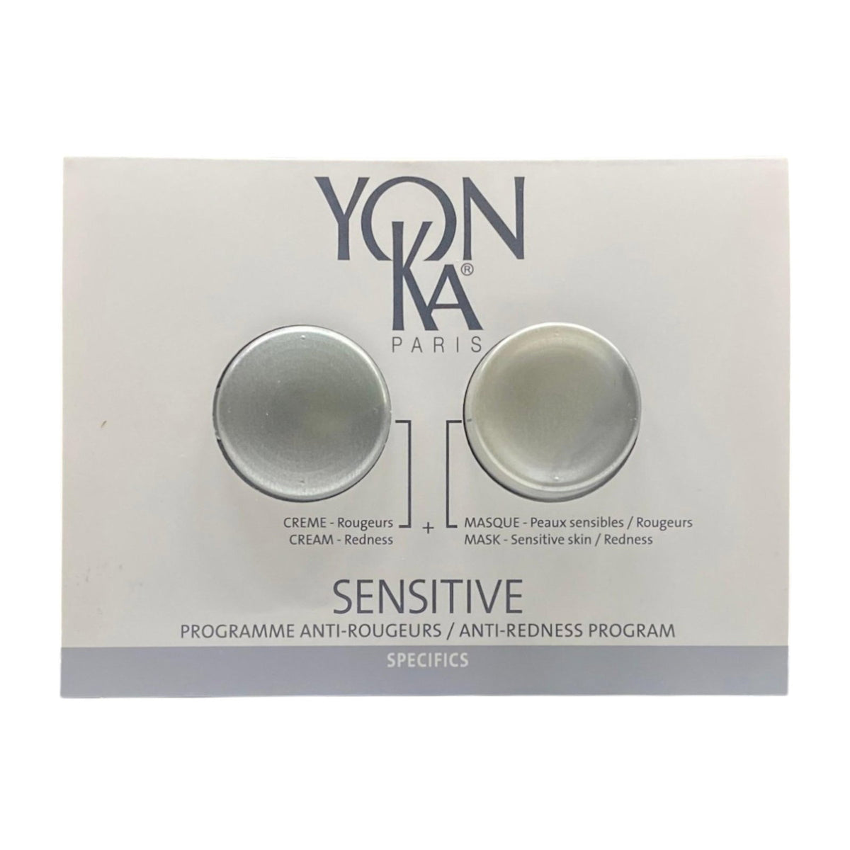 Set YonKa: Sensitive, Cream Mask, For Face, 2 ml *Sample + Sensitive, Anti Rougeurs, Cream, For Face, 1 ml *Sample