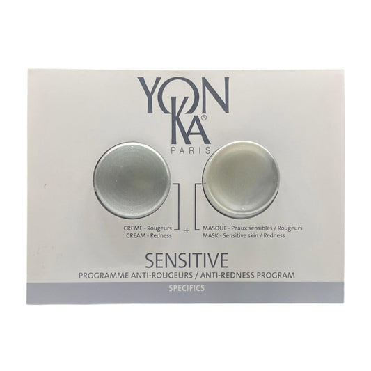 Set YonKa: Sensitive, Cream Mask, For Face, 2 ml *Sample + Sensitive, Anti Rougeurs, Cream, For Face, 1 ml *Sample