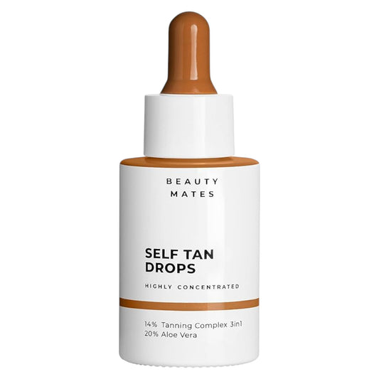 Vegan Tan, Dark Tan, Hydrate, Self-Tanning Drops, For Face, 30 ml