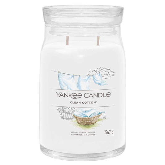 Yankee Candle, Clean Cotton, Scented Candle, 567 g